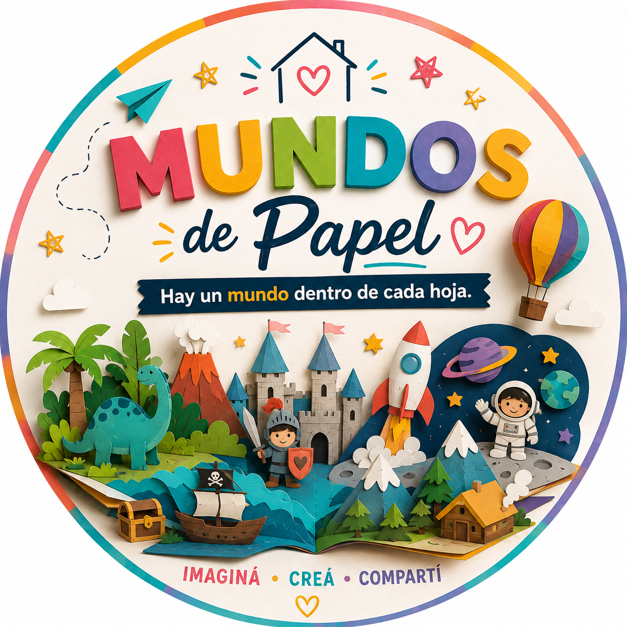 ¡Crea Tu Propio Mundo De Papel! + 4 Bonos Exclusivos