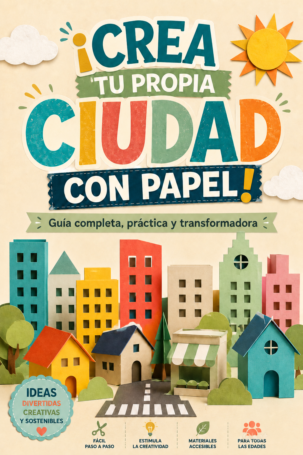 ¡Crea Tu Propia Ciudad de Papel! + 3 Bonos Exclusivos