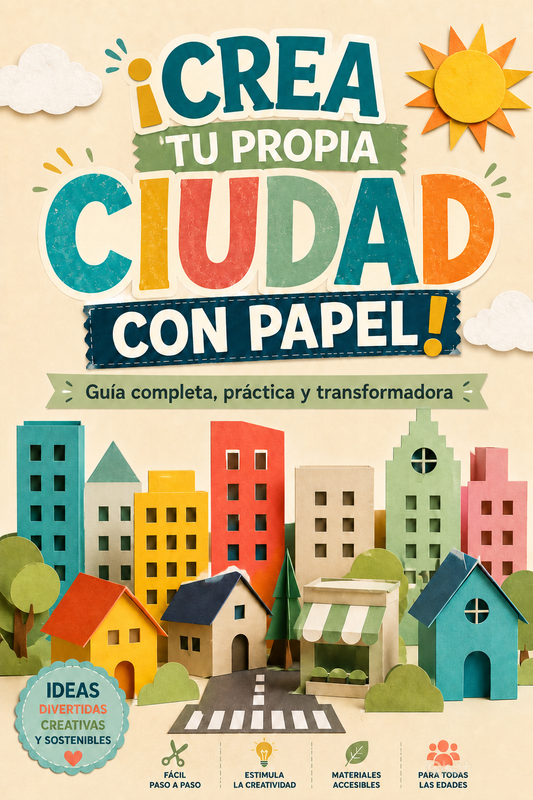 ¡Crea Tu Propia Ciudad de Papel! + 3 Bonos Exclusivos